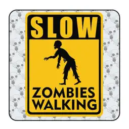Autocollant Slow Zombies Walking 2