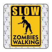 Slow Zombies Walking Sticker 2