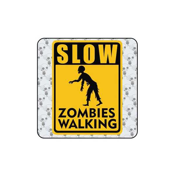 Slow Zombies Walking Aufkleber