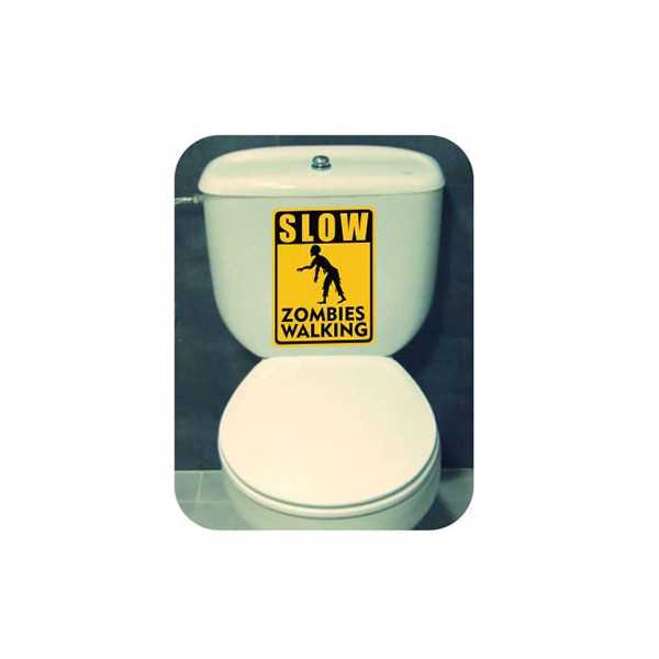 Slow Zombies Walking Aufkleber