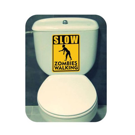 Slow Zombies Walking Sticker