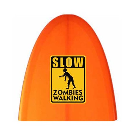 Pegatina Slow Zombies Walking. Vinilo de alta calidad, soporta perfectamente la intemperie, apto incluso para náutica. Pégala do