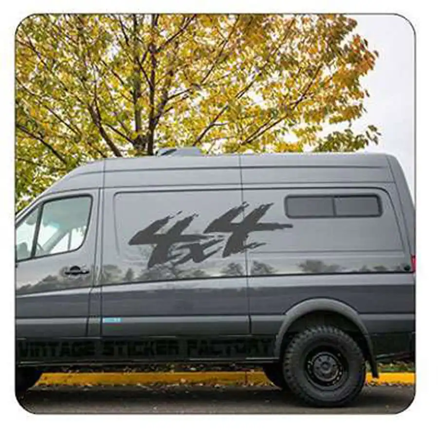 Pegatina 4x4. Vinilo de alta calidad.