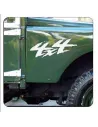 Pegatina 4x4. Vinilo de alta calidad.