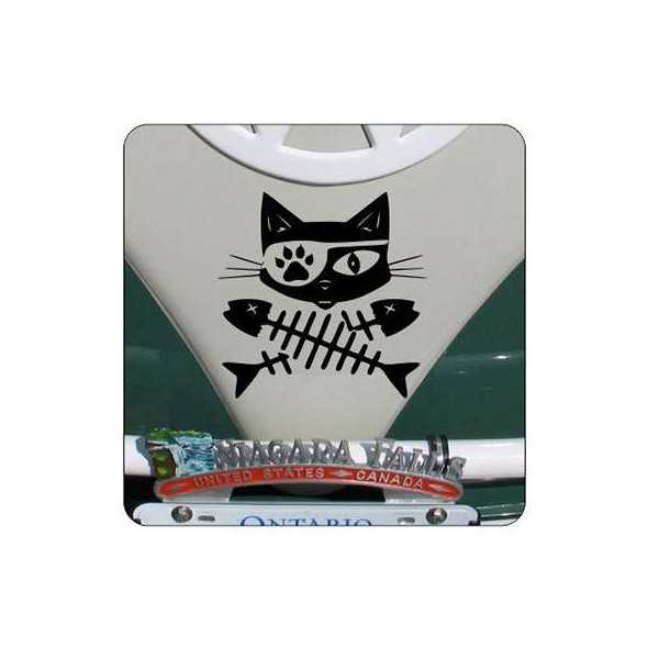 Pegatina GATOS RASPAS. Vinilo de alta calidad, soporta perfectamente la intemperie, apto incluso para náutica. Pégala donde quie