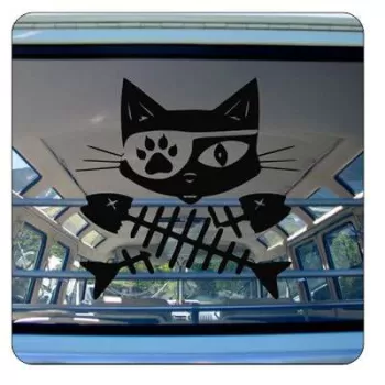 GATOS RASPAS Sticker