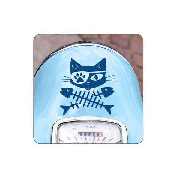 Pegatina GATOS RASPAS. Vinilo de alta calidad, soporta perfectamente la intemperie, apto incluso para náutica. Pégala donde quie