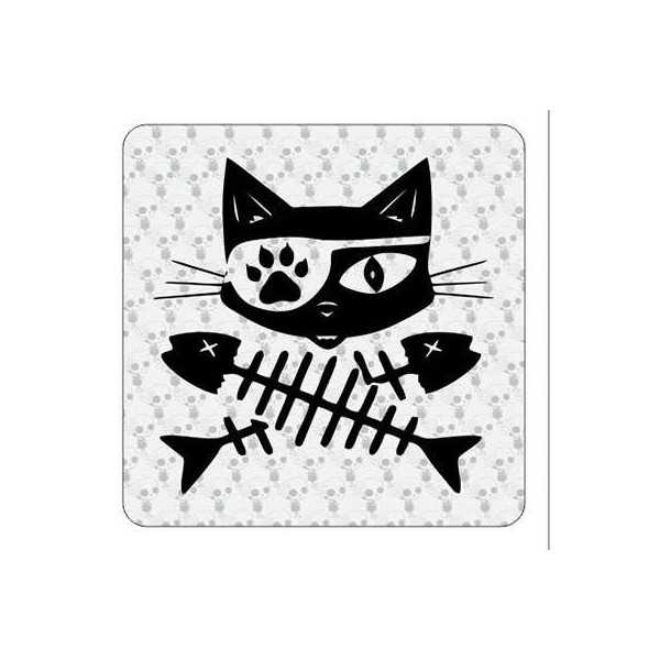 Pegatina GATOS RASPAS. Vinilo de alta calidad, soporta perfectamente la intemperie, apto incluso para náutica. Pégala donde quie