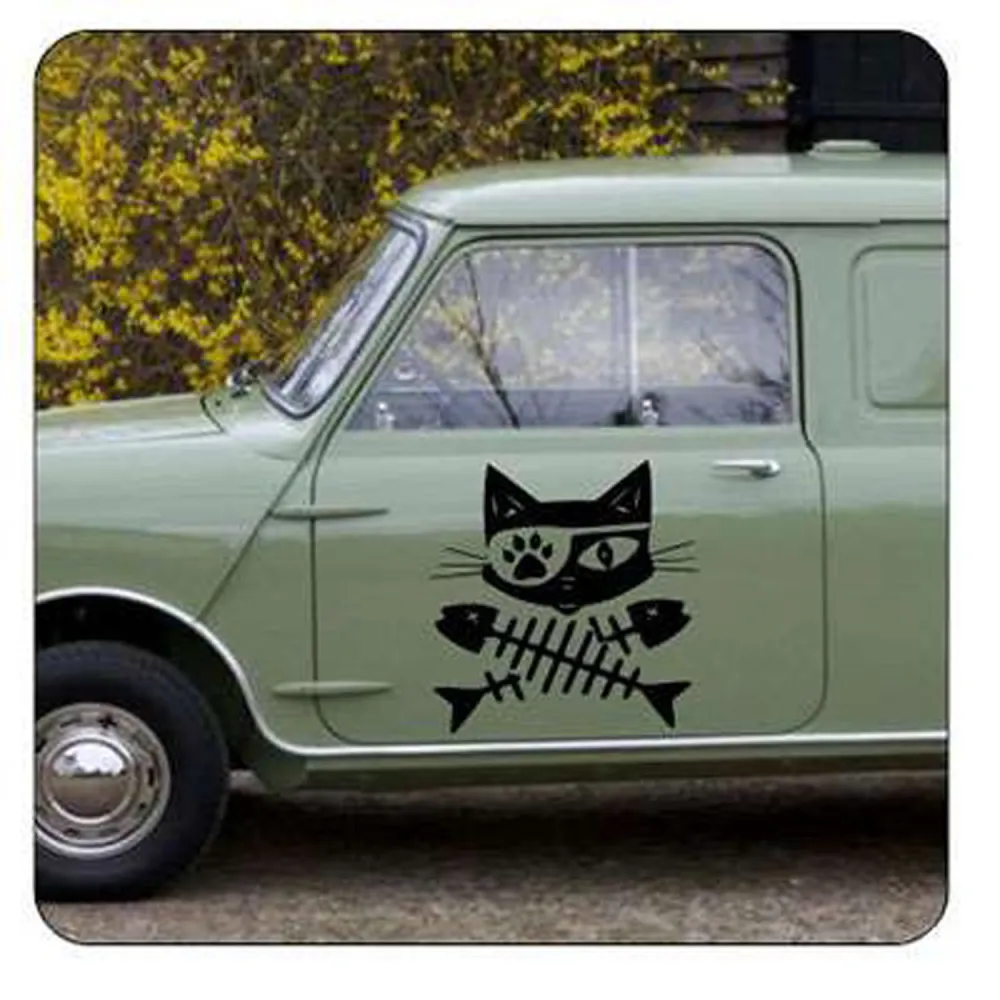 Pegatina GATOS RASPAS. Vinilo de alta calidad, soporta perfectamente la intemperie, apto incluso para náutica. Pégala donde quie