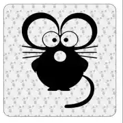 Pegatina RATON. Vinilo de alta calidad, soporta perfectamente la intemperie, apto incluso para náutica. Pégala donde quieras, un