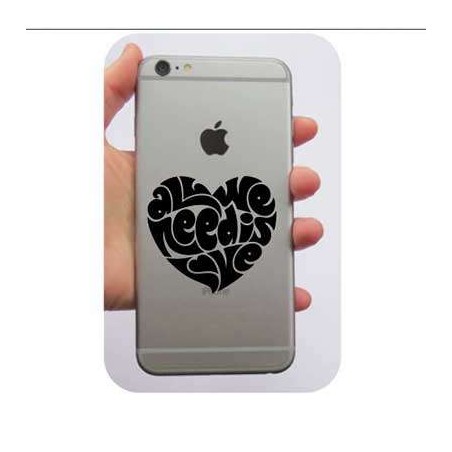 Autocollant ALL WE NEED IS LOVE