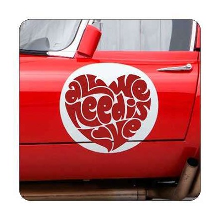 Autocollant ALL WE NEED IS LOVE