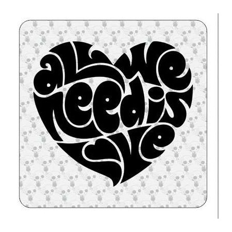 Autocollant ALL WE NEED IS LOVE