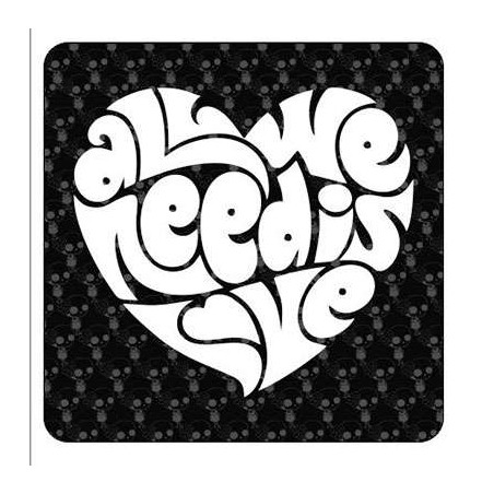 Autocollant ALL WE NEED IS LOVE