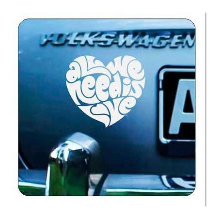 Autocollant ALL WE NEED IS LOVE