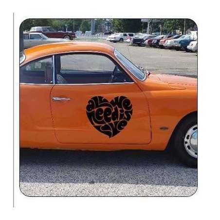Autocollant ALL WE NEED IS LOVE
