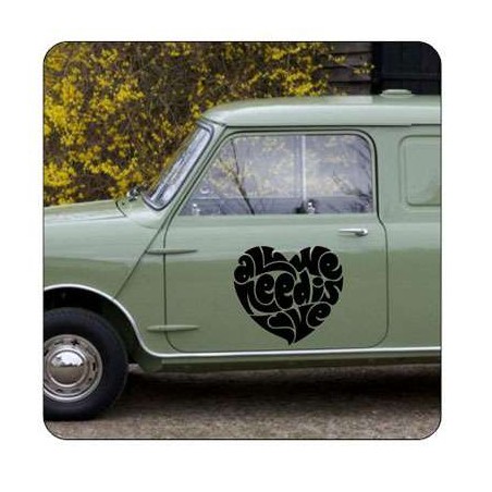 Autocollant ALL WE NEED IS LOVE