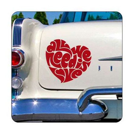 Autocollant ALL WE NEED IS LOVE