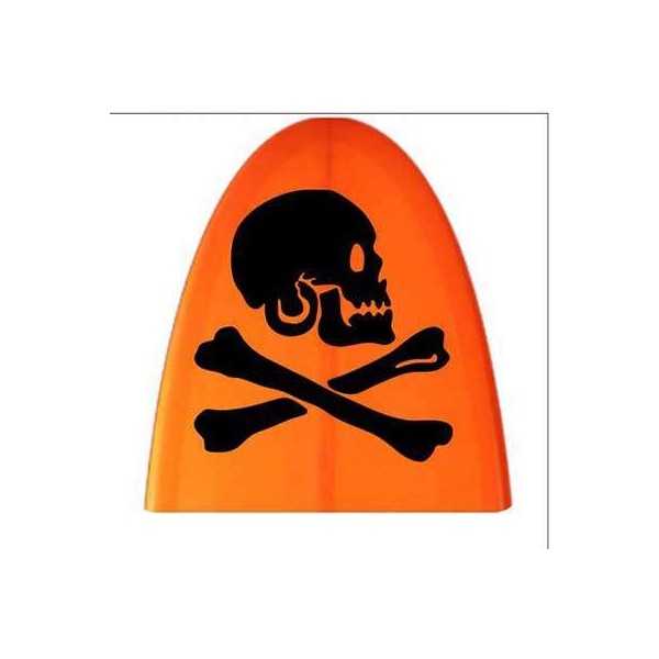 Pegatina CALAVERA PIRATA. Vinilo de alta calidad, soporta perfectamente la intemperie, apto incluso para náutica. Pégala donde q