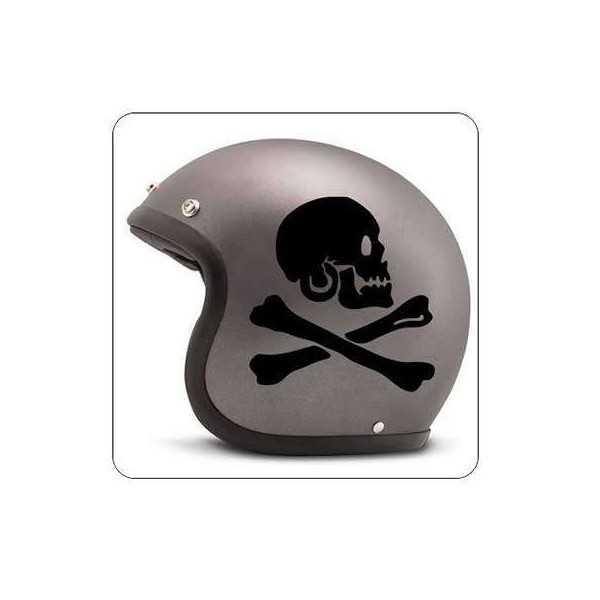 Pegatina CALAVERA PIRATA. Vinilo de alta calidad, soporta perfectamente la intemperie, apto incluso para náutica. Pégala donde q