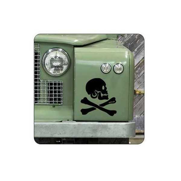 Pegatina CALAVERA PIRATA. Vinilo de alta calidad, soporta perfectamente la intemperie, apto incluso para náutica. Pégala donde q