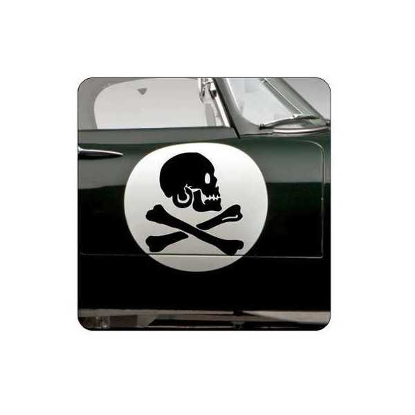 Pegatina CALAVERA PIRATA. Vinilo de alta calidad, soporta perfectamente la intemperie, apto incluso para náutica. Pégala donde q