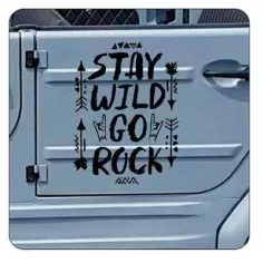 STAY WAIL GO ROCK Sticker