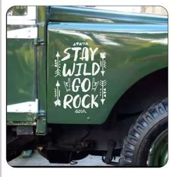 STAY WAIL GO ROCK Sticker