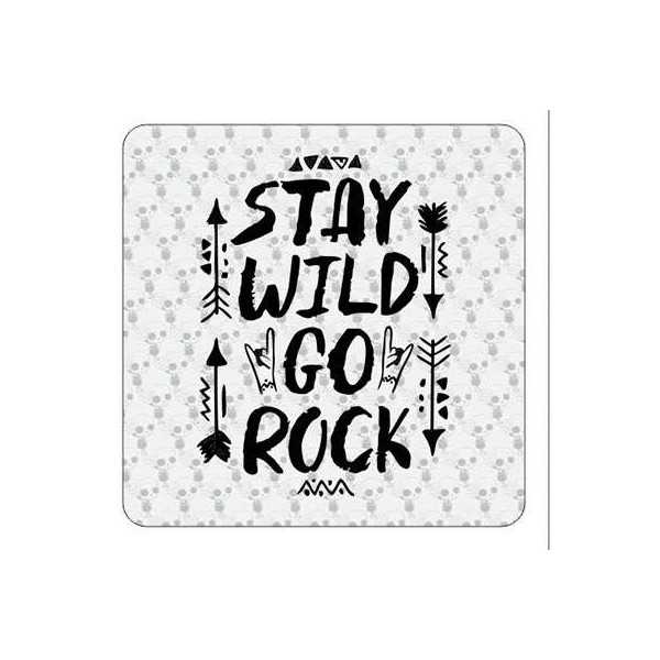 Pegatina STAY WAIL GO ROCK. Vinilo de alta calidad, soporta perfectamente la intemperie, apto incluso para náutica. Pégala donde