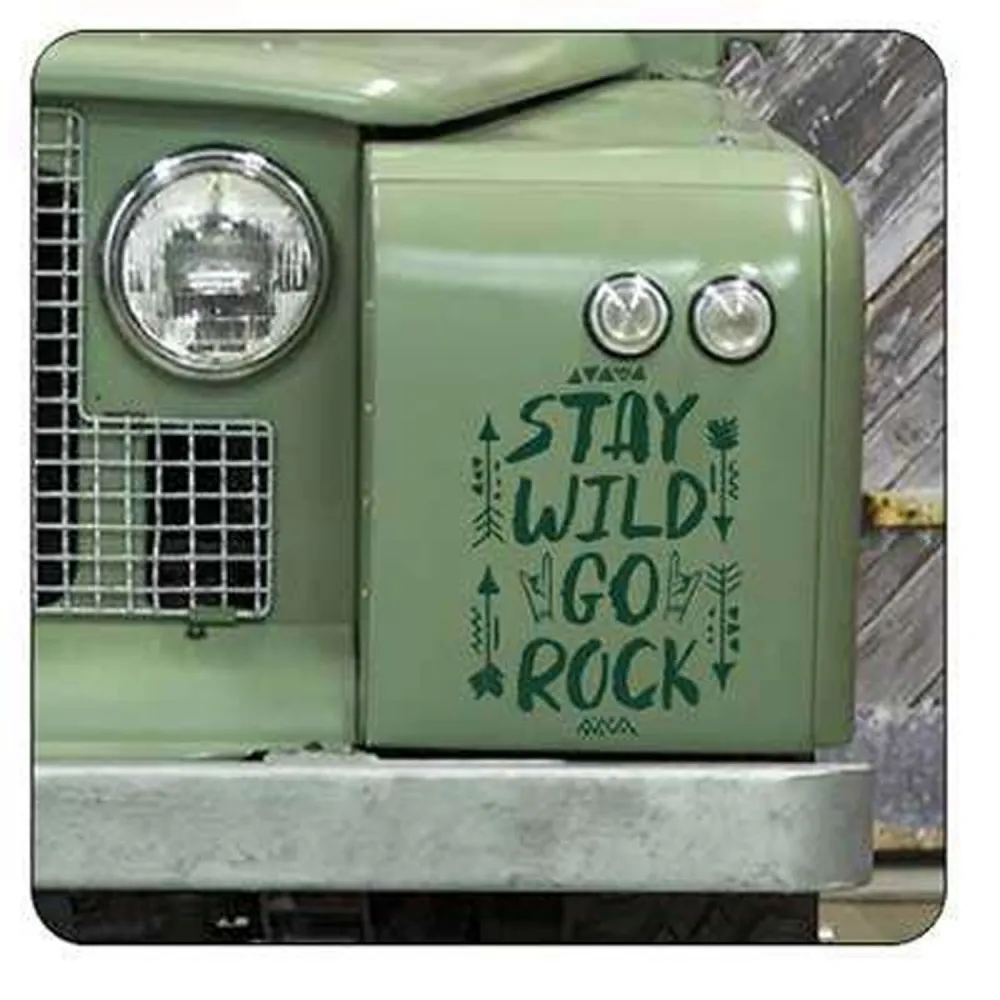 STAY WAIL GO ROCK Sticker