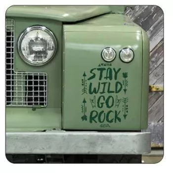 STAY WAIL GO ROCK Sticker