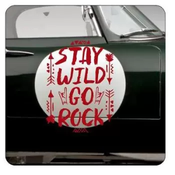 STAY WAIL GO ROCK Sticker