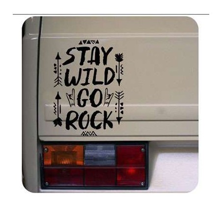 STAY WAIL GO ROCK Aufkleber