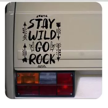 STAY WAIL GO ROCK Sticker