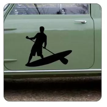 Pegatina SUP PADDLE SURF. Vinilo de alta calidad, soporta perfectamente la intemperie, apto incluso para náutica. Pégala donde q