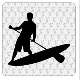 Autocollant SUP PADDLE SURF 2