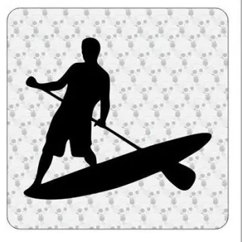 Pegatina SUP PADDLE SURF. Vinilo de alta calidad, soporta perfectamente la intemperie, apto incluso para náutica. Pégala donde q