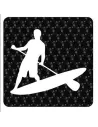 Pegatina SUP PADDLE SURF. Vinilo de alta calidad, soporta perfectamente la intemperie, apto incluso para náutica. Pégala donde q