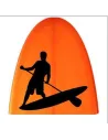 Pegatina SUP PADDLE SURF. Vinilo de alta calidad, soporta perfectamente la intemperie, apto incluso para náutica. Pégala donde q