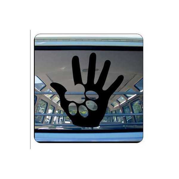 HUELLAS HOMBRE PERRO Sticker