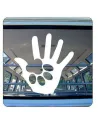 HUELLAS HOMBRE PERRO Sticker