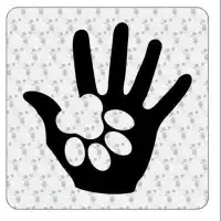 HUELLAS HOMBRE PERRO Sticker 2