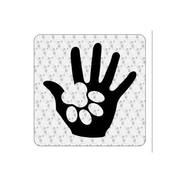 HUELLAS HOMBRE PERRO Sticker