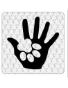 HUELLAS HOMBRE PERRO Sticker