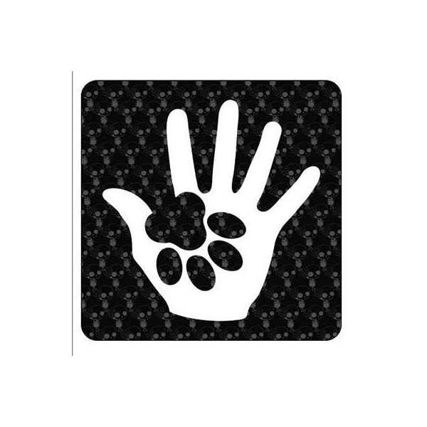 HUELLAS HOMBRE PERRO Sticker