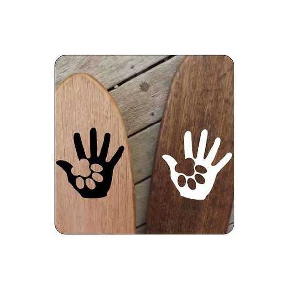 HUELLAS HOMBRE PERRO Sticker