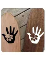 HUELLAS HOMBRE PERRO Sticker