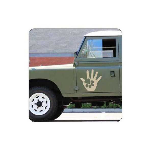 HUELLAS HOMBRE PERRO Sticker
