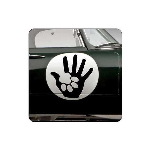 HUELLAS HOMBRE PERRO Sticker