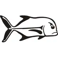 Autocollant pez tropical